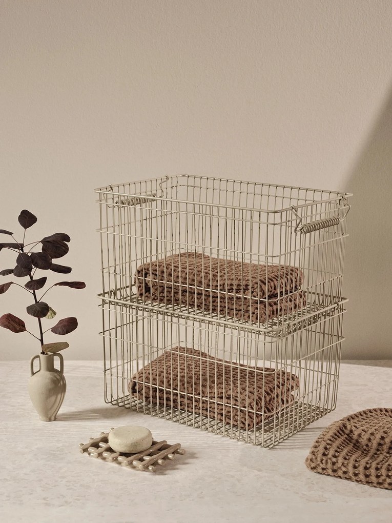 Ferm Living Osuška z organickej bavlny Tan 70 x 140 cm