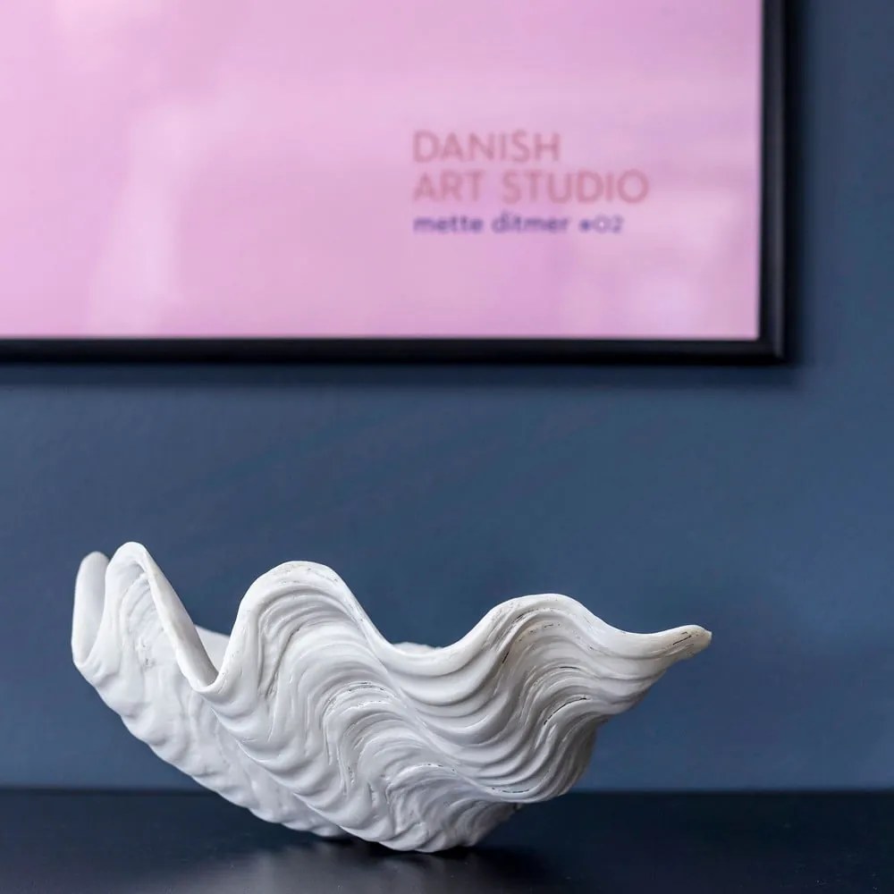 Dekoratívna misa z polyresínu 24x19 cm Shell – Mette Ditmer Denmark