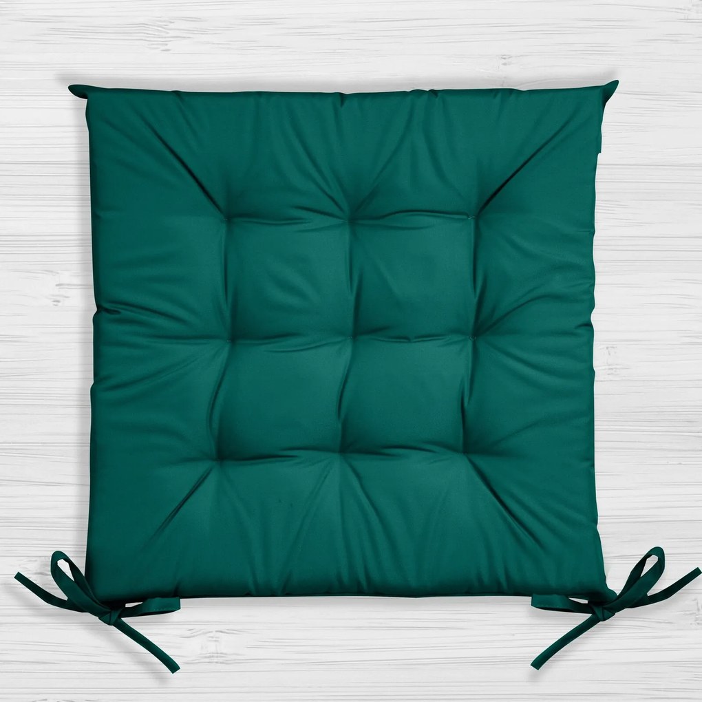 ZÁHRADNÝ VODEODOLNÝ PODSEDÁK NA STOLIČKU GARDEN1 40X40X5 CM TMAVOZELENÁ