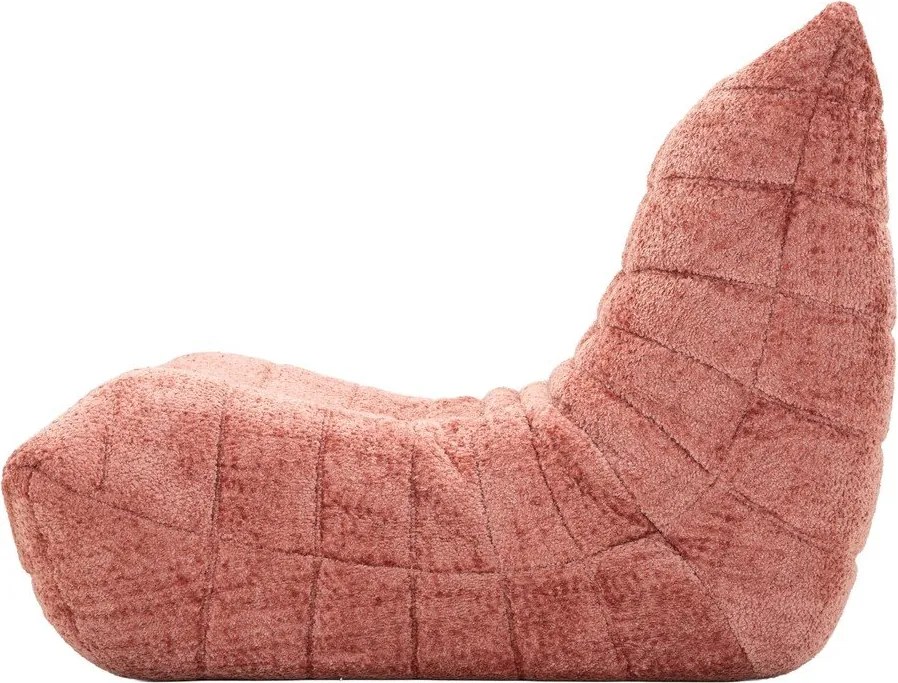 Ružový sedací vak z textílie buklé Mask – Mauro Ferretti