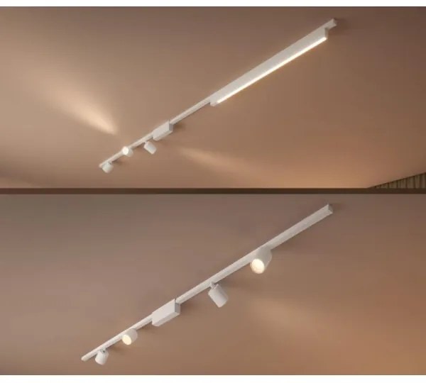 Philips-SADA 4xLED RGB Stmievateľné svietidlo do lištového systému Hue LED RGB/20,8W/230V