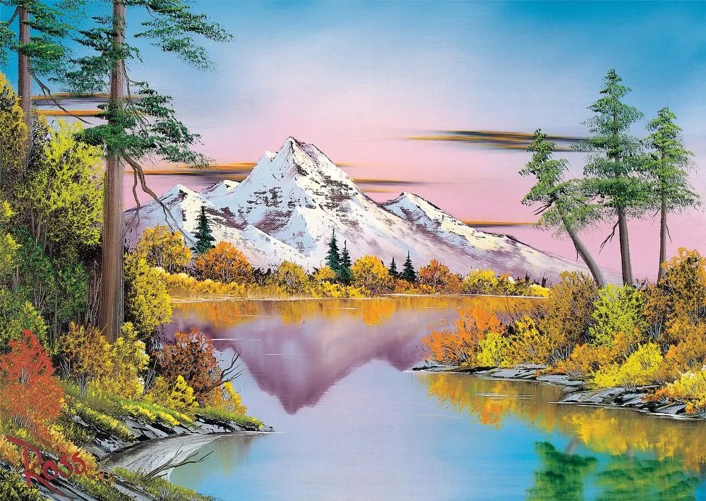 Schmidt puzzle BOB ROSS Odraz vo vode 1000 dielikov