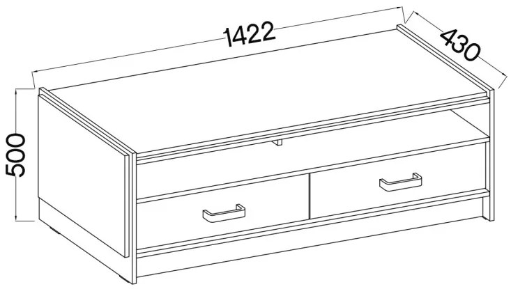 TV stolík Kari 320. Vlastná spoľahlivá doprava až k Vám domov. 1047544