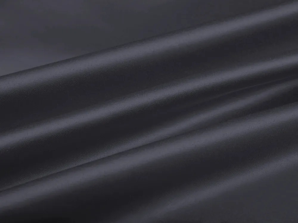 Biante Saténový behúň na stôl polyesterový Satén LUX-L056 Antracitovo sivý 45x180 cm