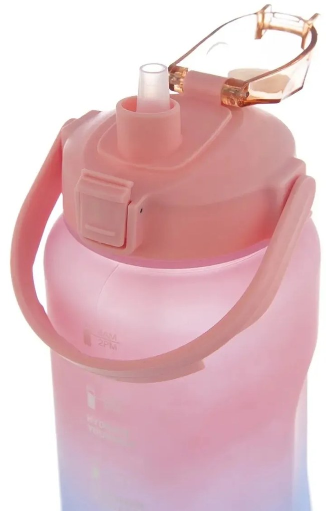 Športová fľaša, 2 l, ružová