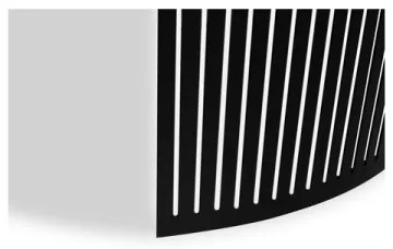 Konferenčný stolík FIKOLI 40x75 cm čierna/biela