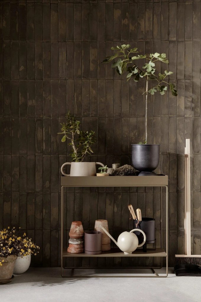 Ferm Living Truhlík na rastliny Plant Box Two-Tier cashmere