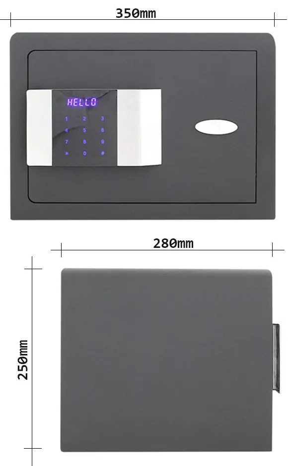 Nábytkový elektronický sejf PRESTIGE 250