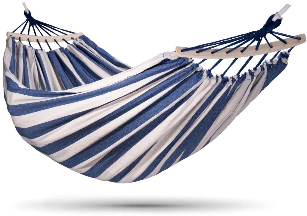 Závesná sieť EDEN pre 2 osoby bielo-modrá