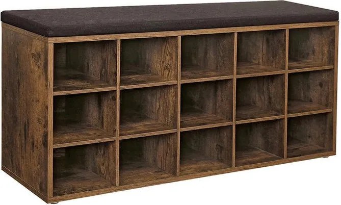 XXXLutz LAVICA NA TOPÁNKY, hnedá, 105/48/30 cm Boxxx - Online Only drobný nábytok - 002543072301
