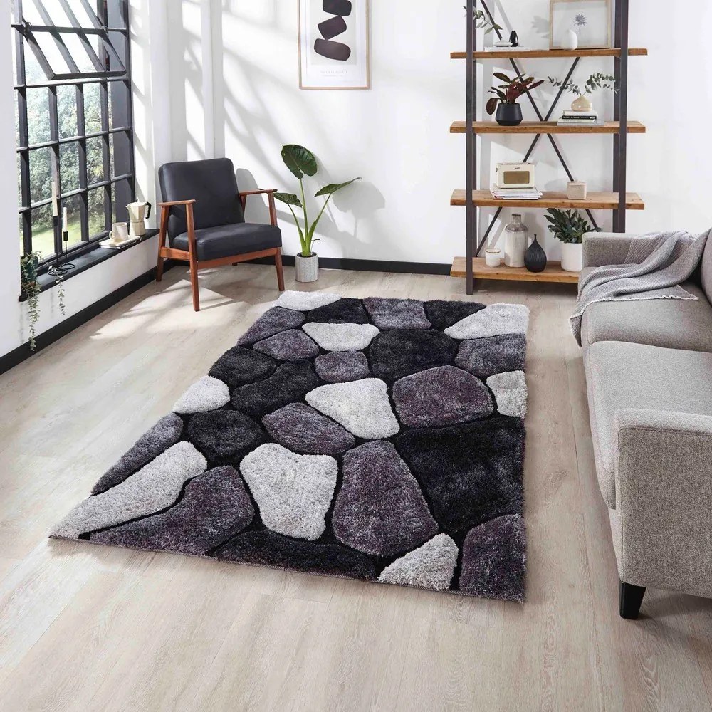 Koberec Think Rugs Noble House Rock Dark, 180 x 270 cm