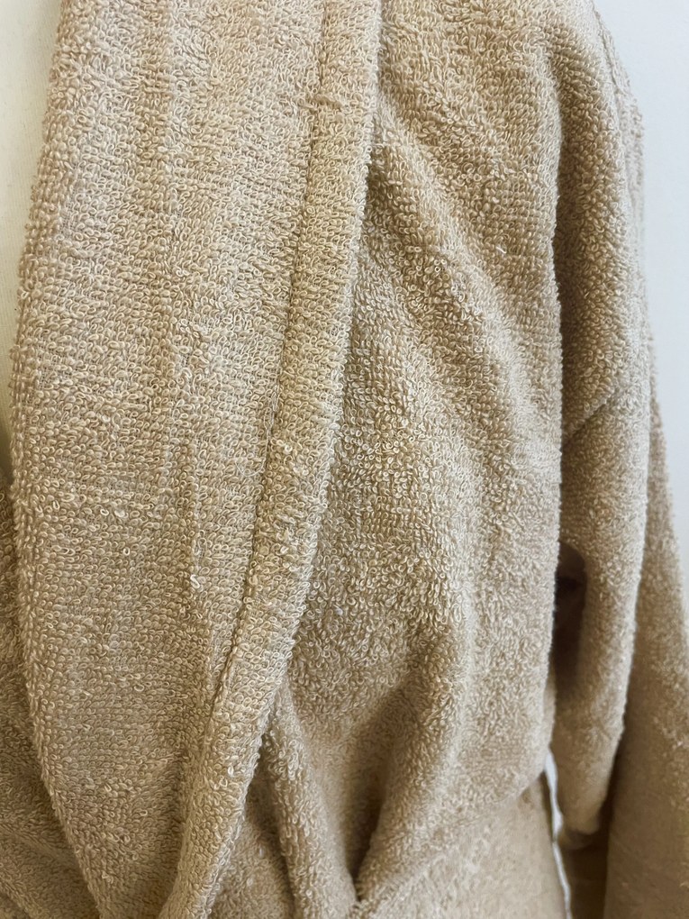 Froté deluxe unisex župan Béžový - L
