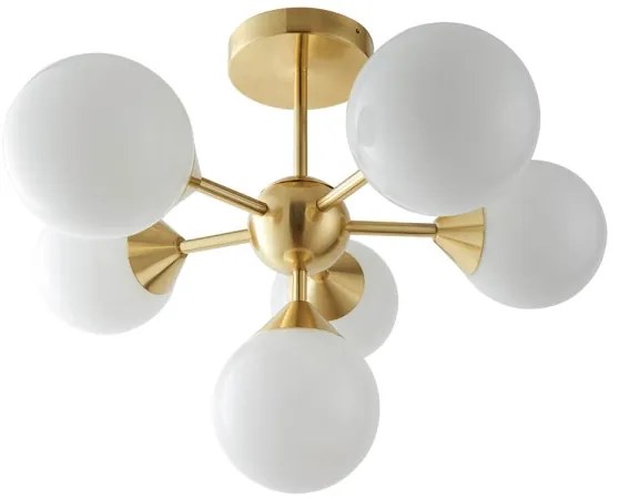 Endon 76501 - Luster na tyči OSCAR 6xG9/5W/230V zlatý