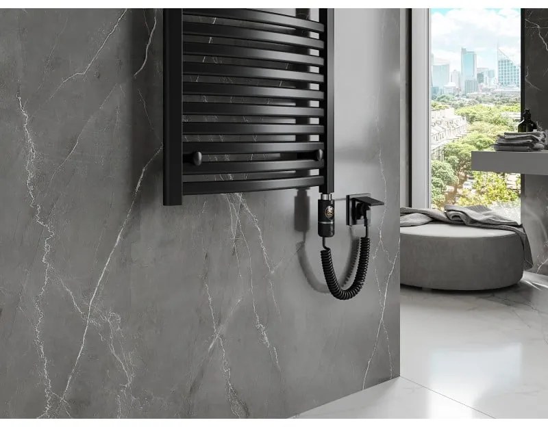 Mexen Helios, elektrické vykurovacie teleso 1800 x 500 mm, 900 W, čierna, W103-1800-500-2900-70