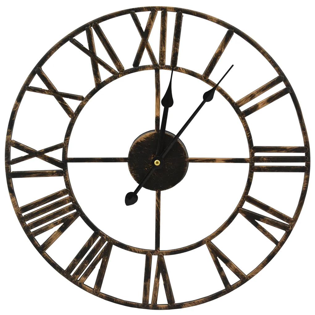 Nástenné hodiny Vintage, kovové, FAL168A 40cm
