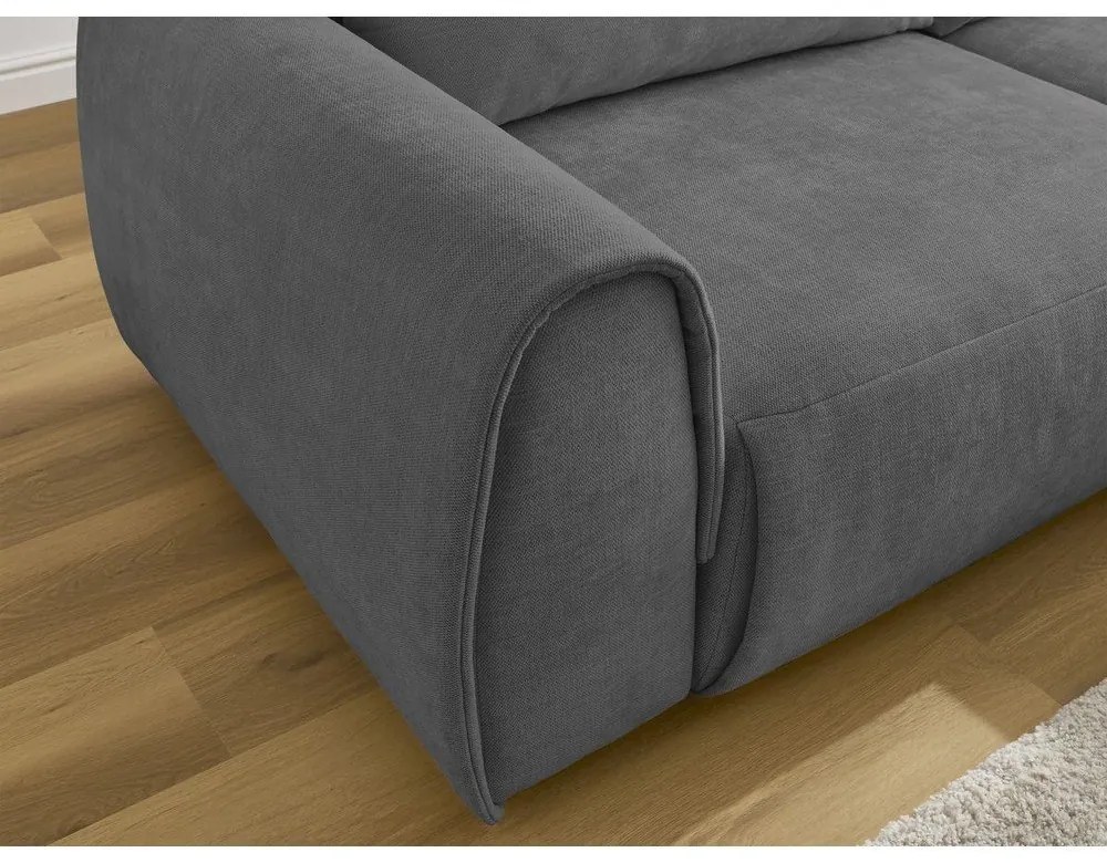 Sivá rohová pohovka Aden – Bobochic Paris