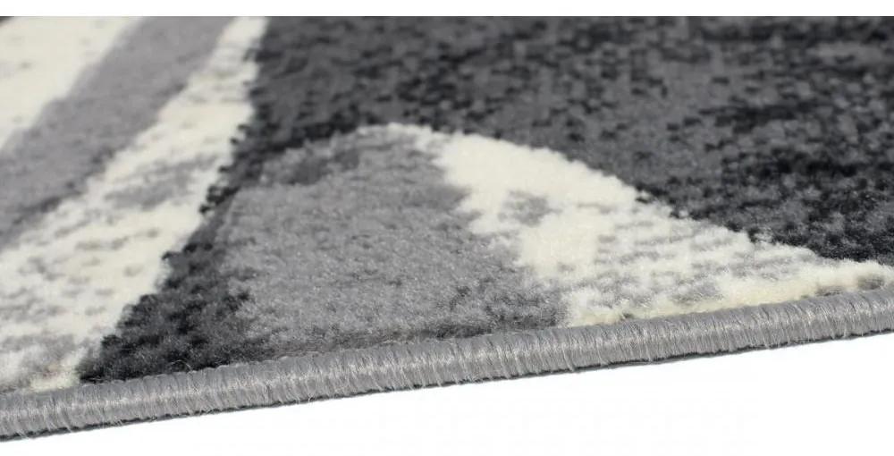 Kusový koberec PP Zoe šedý atyp 100x400cm