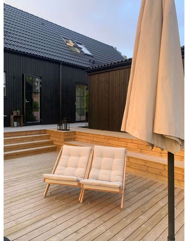 Skladacie kreslo Karup Design Boogie Raw/Beige