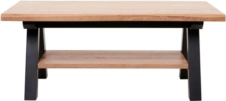 Konferenčný stolík z dreva bieleho duba Unique Furniture Oliveto