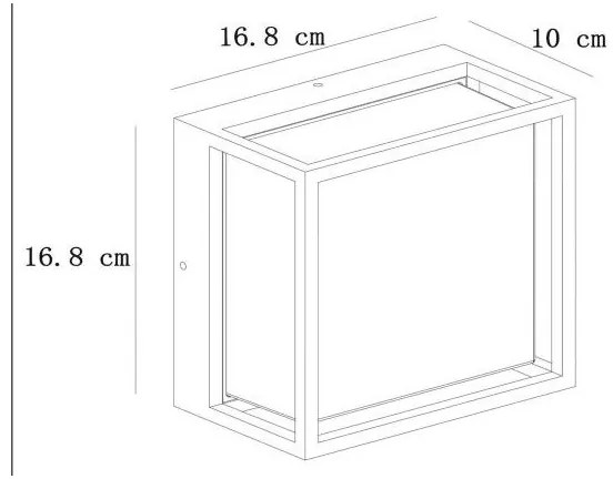 Lucide 15801/10/30 - LED Vonkajšie nástenné svietidlo SINGA LED/10W/230V IP54