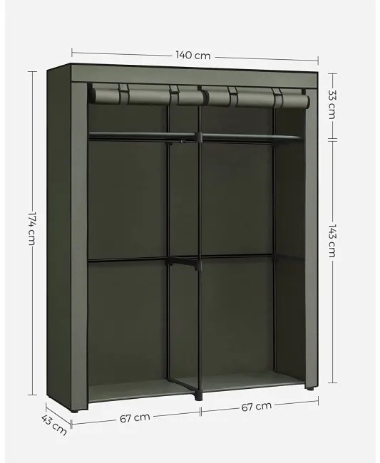 Šatníková skriňa RYG002C02