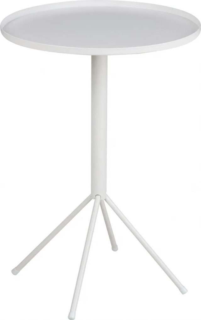 Bighome - Príručný stolík WILSON 35 cm, biela