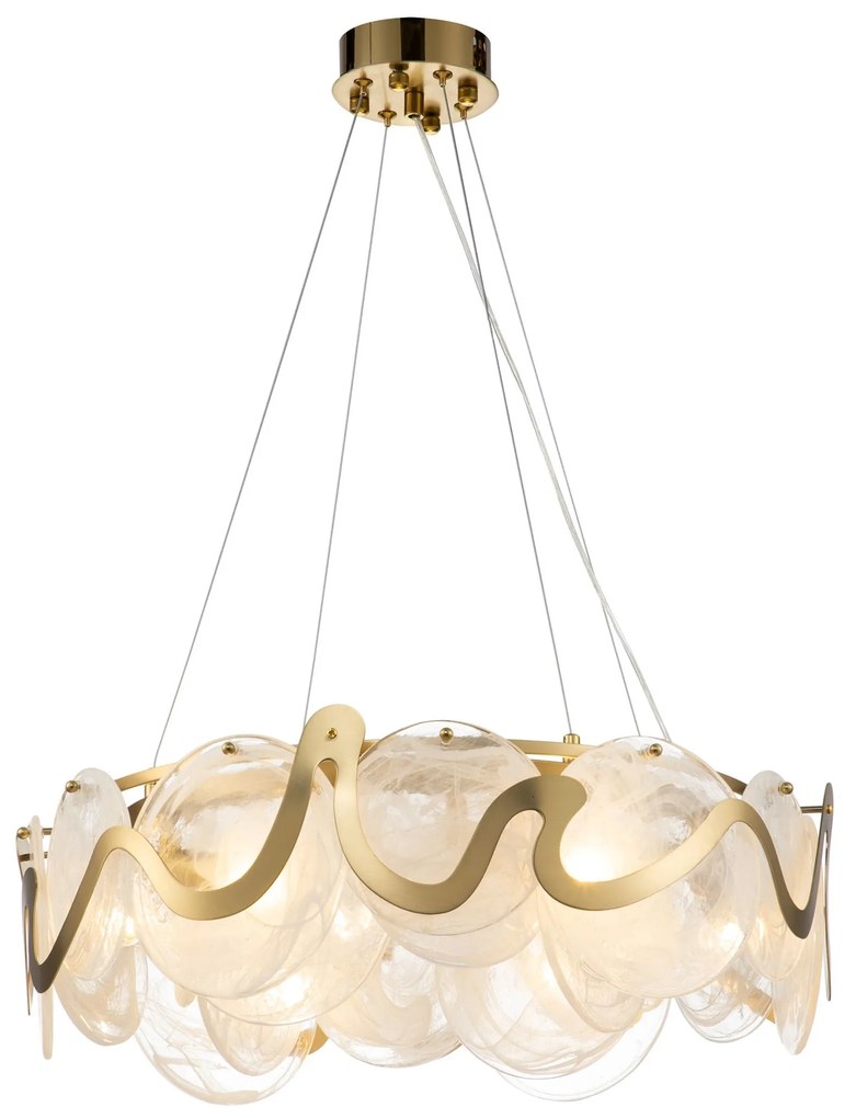 Toolight Toolight, stropné svietidlo, 8xE14, APP1544-8CP, zlatá matná, OSW-04064