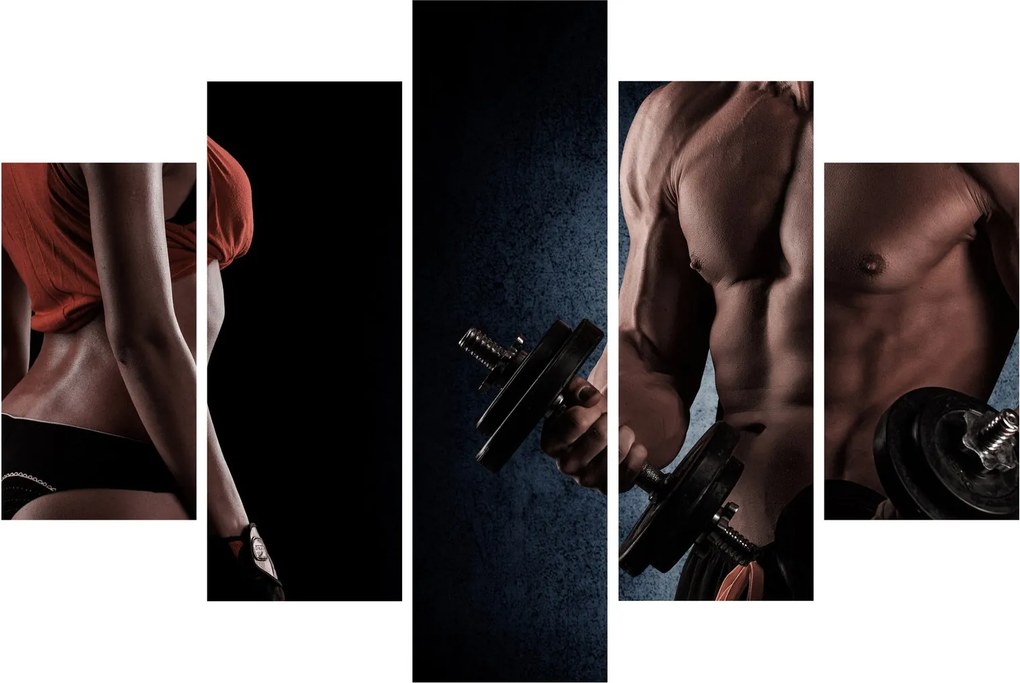 Obraz - Fitness (150x105 cm)
