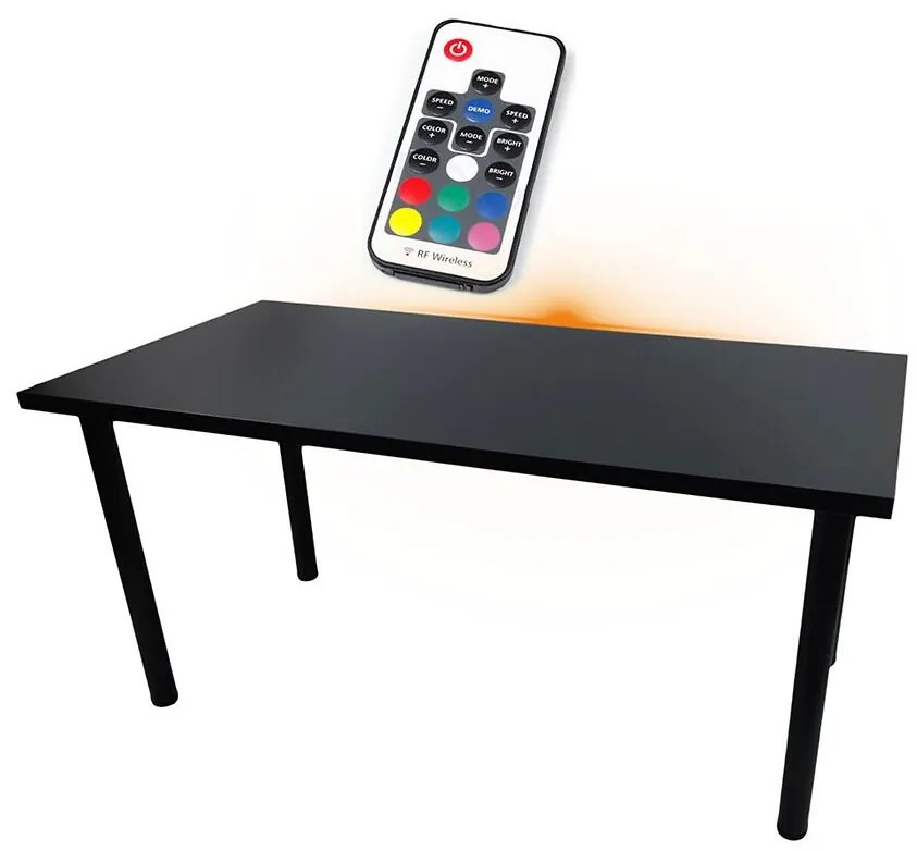 Písací Stôl Top Čierna 120x60x2,8 Model 1