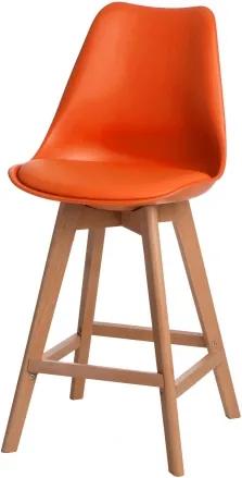 JEREMIE BAR 65 stolička Oranžová