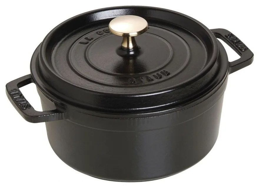 Staub Cocotte okrúhly hrniec 18 cm/1,7 l čierny, 1101825