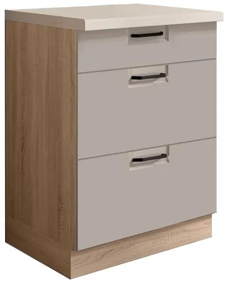 Skrinka do kuchyne Favorit 10d Sonoma/Latte