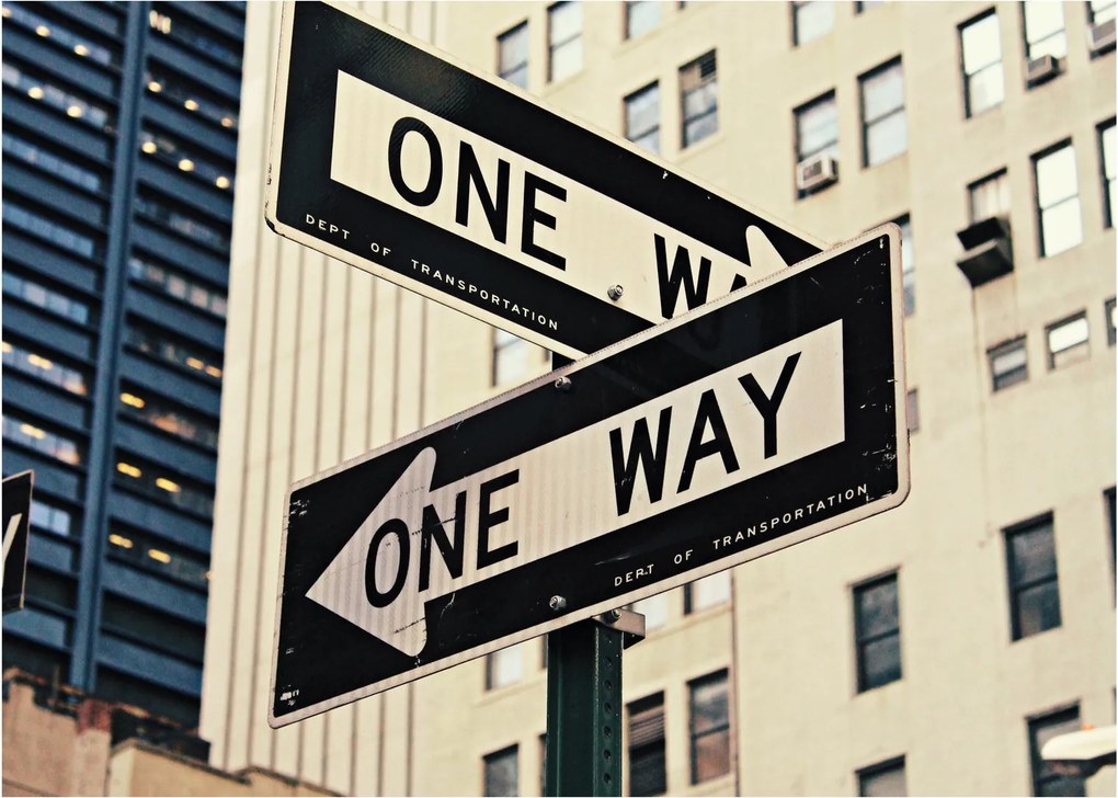 Obraz - New York ONE WAY (70x50 cm)