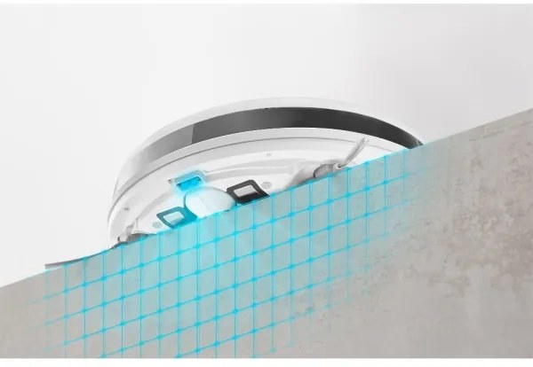 Sencor - Robotický vysávač s mopom 2v1 18W/1500 mAh biela + diaľkové ovládanie