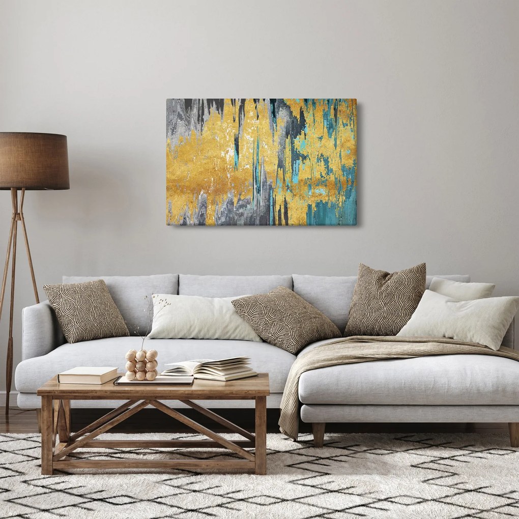 Obraz - Zlatý design (90x60 cm)