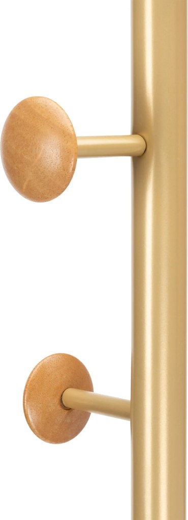 Předsíňový věšák ALGER zlatý