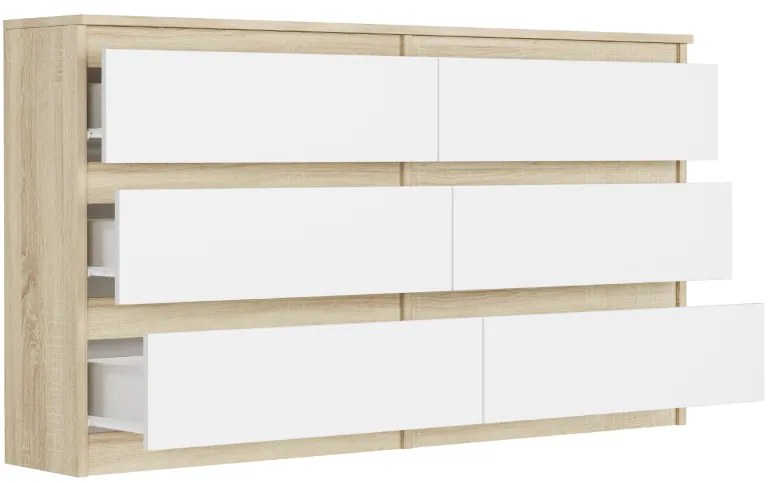 Moderná komoda R-140 - rôzne farebné prevedenia artisan