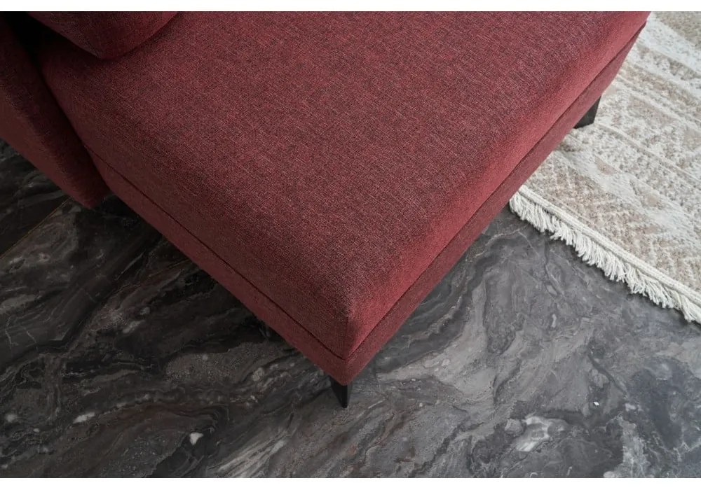 Rohová pohovka v tehlovej farbe (do tvaru "U") Belen – Balcab Home