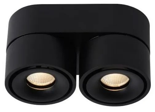 Lucide 35911/16/30 - LED Stmievateľné bodové svietidlo YUMIKO 2xLED/8W/230V čierna