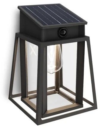 Philips-LED Solárne nástenné svietidlo so senzorom LYSIN LED/3,2W/3,7V 4000K IP44