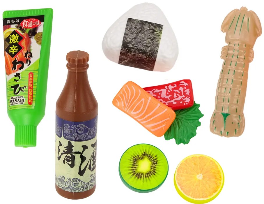 LEAN TOYS Sushi set s príslušenstvom - 22 kusov
