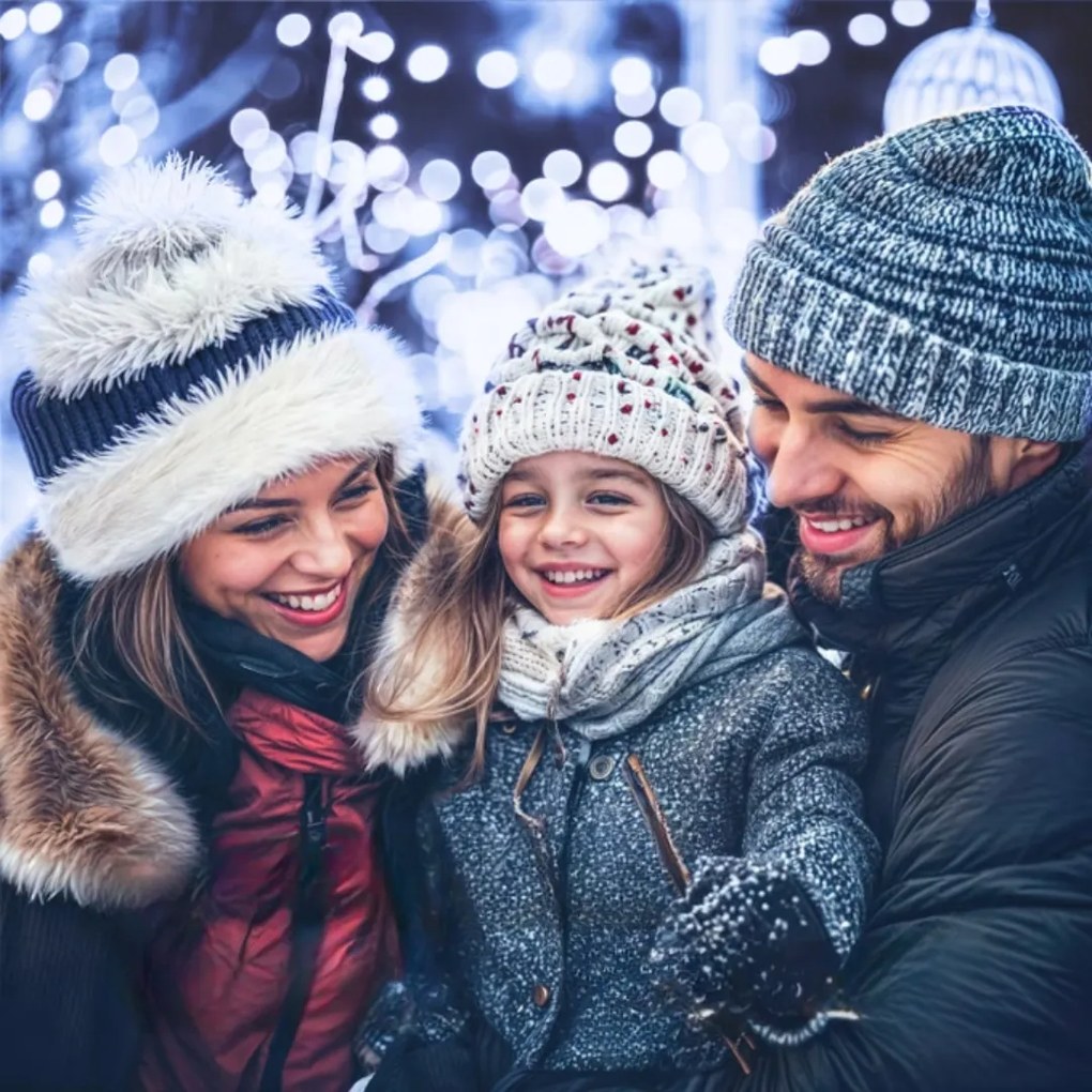 Vianočná svetelná reťaz SIMPLE, 60m, studená biela Monzana