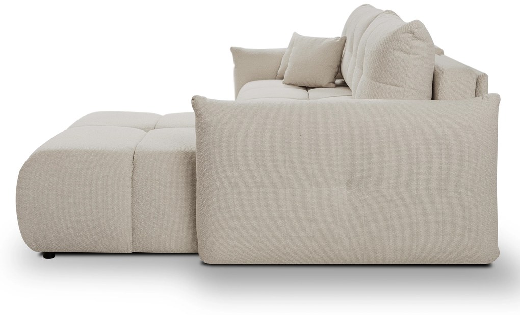 Rohová sedacia súprava Basical (taupe) (L). Akcia -20%. Vlastná spoľahlivá doprava až k Vám domov. 1097934