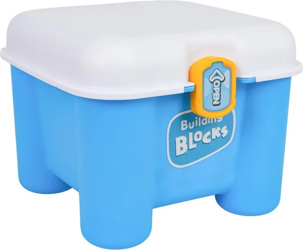 Sada mäkkých stavebných blokov s úložným boxom 32 ks