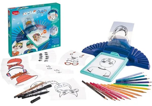 Súprava Maped Creativ Avatar Studio tabuľka s podsvietením
