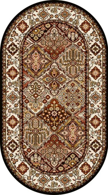 Koberec Agnella Standard Bergenia Terakota ovál