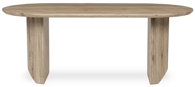 Autronic BONTEC Jedálenský stôl 200x100cm, mdf, dub san remo, HT-W1578 SRE Farba: Hnedá