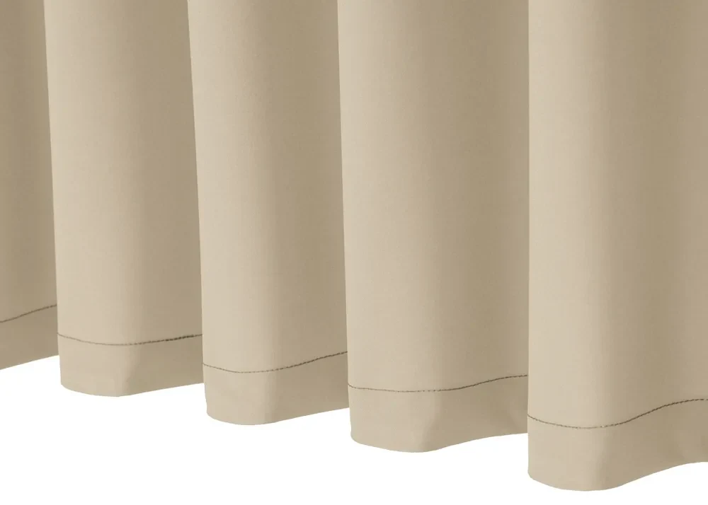Biante Dekoračný záves Rongo RG-077 Latte 140x210 cm