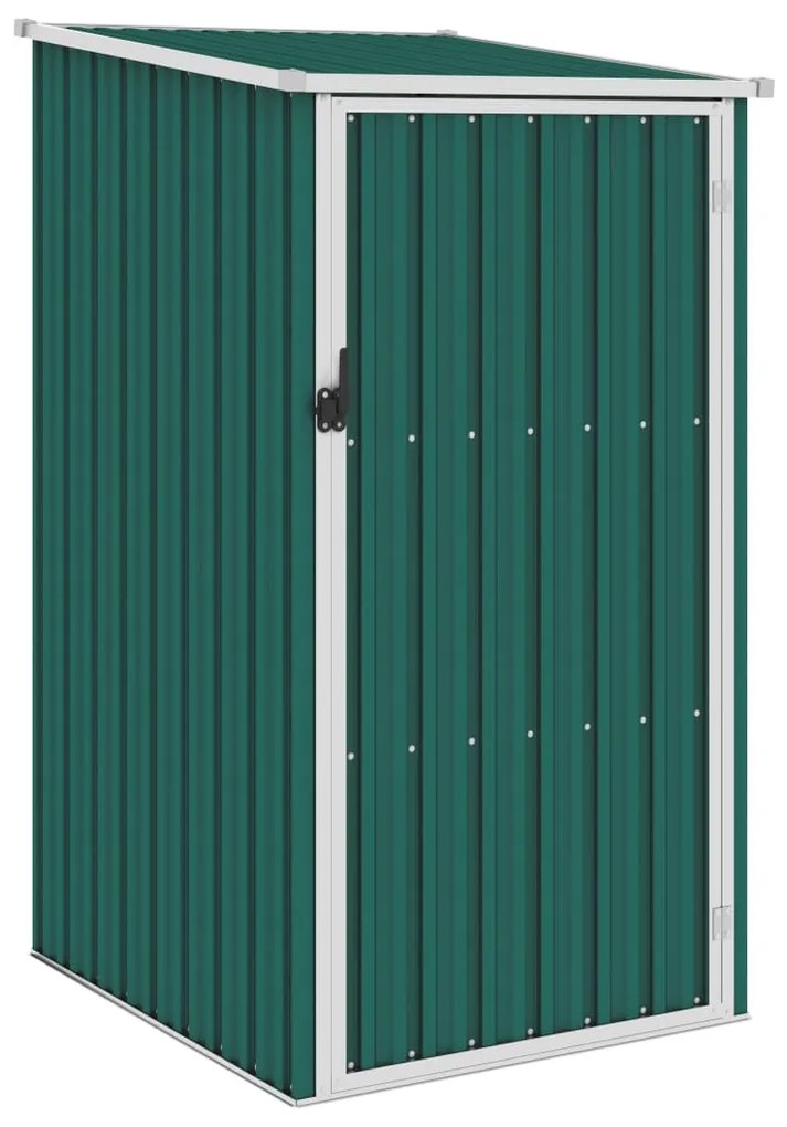 vidaXL Záhradná kôlňa zelená 87x98x159 cm pozinkovaná oceľ