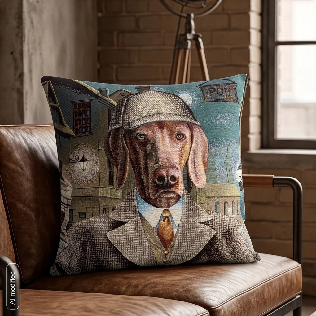 GOBELÍNOVÁ DEKORAČNÁ OBLIEČKA NA VANKÚŠ ANIMAL2 45X45 CM VZOROVANÁ